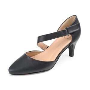 NiB Journee Women Tillis Strappy Evening Pump Heels Navy Size 8.5 M $80 RY1289